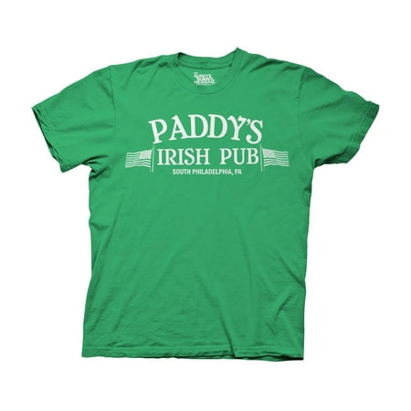 Irish Green - Its Always Sunny in Philadelphia Paddys Irish Pub Mens T-Shirt,(Green/Large)
