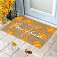 thumbnail image 2 of Fall Front Door Welcome Doormat - Natural Coir Non Slip Door Mat Porch Decor,Hey There Pumpkin Floor Mat Non-Slip Entrance Door Rugs,Fall Outdoor Rug for Thanksgiving,Autumn Pumpkin Doormat,16"x24", 2 of 3