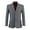 Grey, variant on Boy's Light Gray Suit Jacket Formal Suit for Wedding Church Birthday Party Prom School Homecoming Stage Show