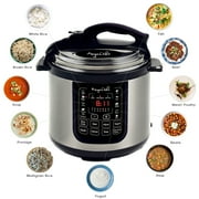 MegaChef 8 Quart Electric Pressure Cooker with 13 Pre-set Multi Function Features & Stainless Steel Pot
