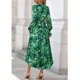 thumbnail image 7 of PRETTYGARDEN Women's Floral Maxi Dress Spring Long Sleeve V Neck Casual A Line Long Flowy Boho Party Dresses, 7 of 7