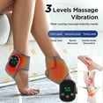 thumbnail image 2 of Foot Renew Massager Triple Method Naxir,2025 New Electric 3 in 1 Foot Massager Tool, Portable Rechargeable Plantar Ankle Vibratorsmassager,3 Vibration Mode 5 Heat Leavel(2pcs), 2 of 8