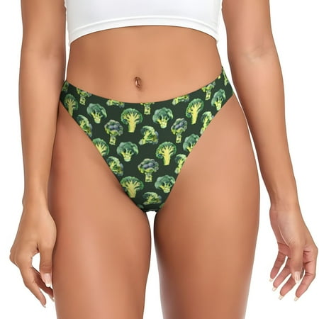 Sigee Broccoli 3 for Women s G-String Panty  Low Rise  Soft Lace Perfect for Everyday Wear or Special Occasions-XX-Large