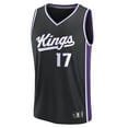 thumbnail image 2 of Men's Fanatics Jonas Valan-i-nas Black Sacramento Kings Fast Break Replica Jersey - Icon Edition, 2 of 3
