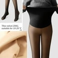 thumbnail image 6 of Maternity Tights Warm Opaque Tights Pregnancy Solid Leggings Tights Thermo Leggings For Pregnant Women Lined Tights plus Size Pantyhose Control Top Stockings for Women Footless Tights for Women plus, 6 of 8