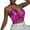 Hot Pink, variant on Tank Tops for Women Camisole Chain Clothes Beading Tassel Sleeveless Backless Crop Club Undershirt,Silver,L