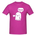 thumbnail image 3 of Camiseta de manga corta 100 % algodón para hombre con el fantasma de la desaprobación, 3 of 5