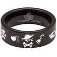 thumbnail image 5 of Pirate Tungsten Carbide Ring, 5 of 9