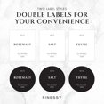 thumbnail image 7 of Bamboo Glass Spice Jars with Labels and Shaker Lids Clear Empty 4oz 24 Pack Bottles Set, Glass Spice Containers with Labels, Seasoning Organizer Jars, 7 of 7