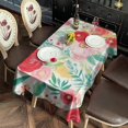 thumbnail image 2 of Pioneer Flower Floral Print Pattern Rectangle Tablecloth 60"x102",Waterproof Polyester Rectangle Table Cloth, Wipeable Spillproof Polyester Tablecloth for Dining, Camping, Indoor and Outdoor, 2 of 6