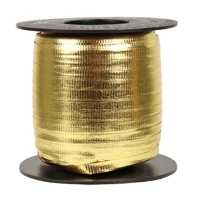 3/16 Crimped Curling Ribbon Gold