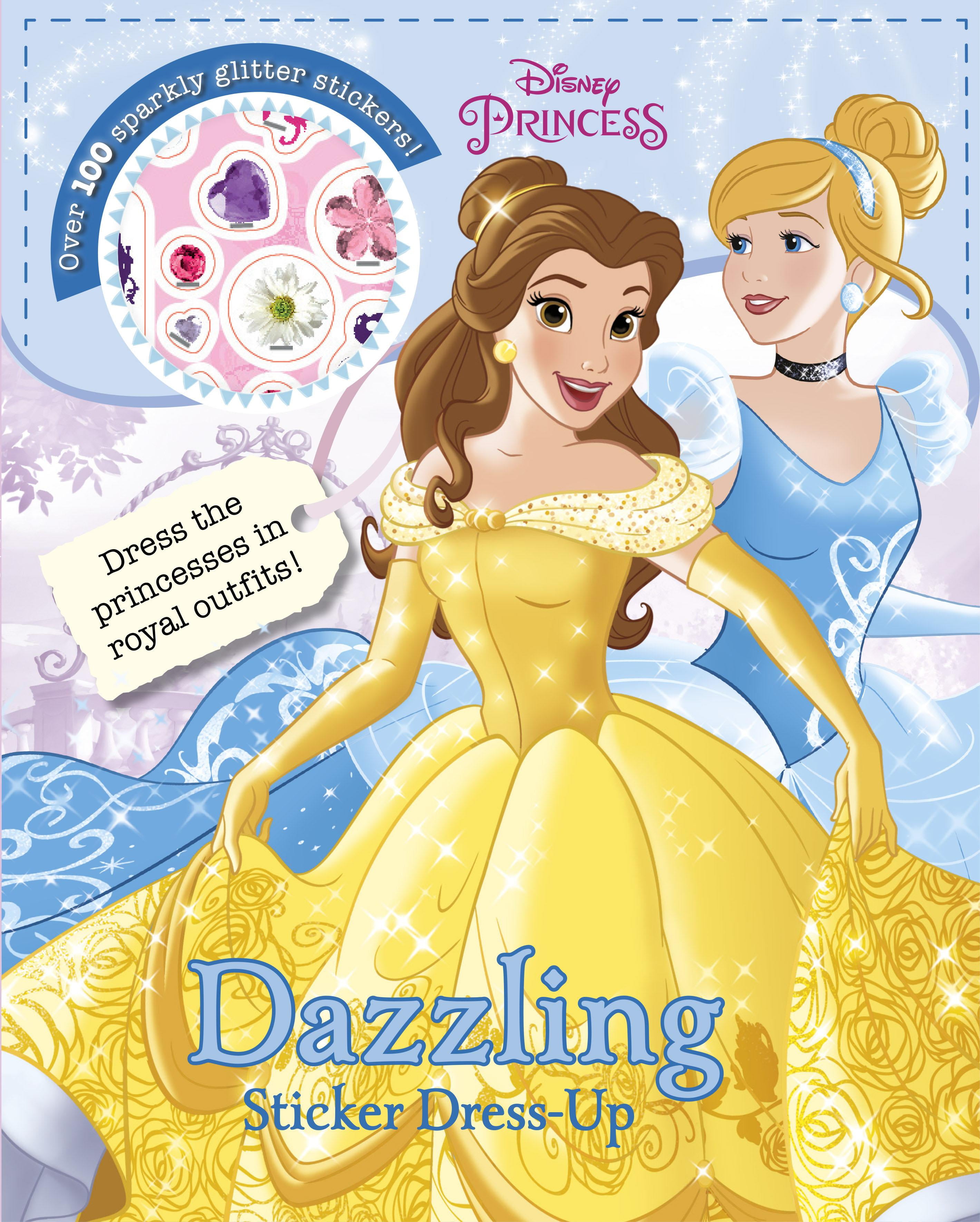 Disney Princess Dazzling Sticker Dress-Up (Paperback) - Walmart.com