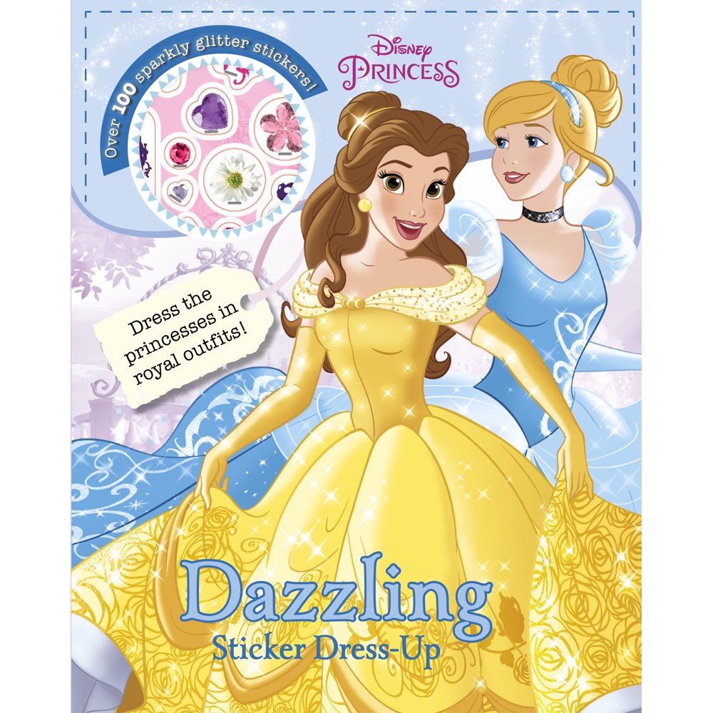 Disney Princess Dazzling Sticker DressUp (Paperback)