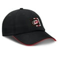 thumbnail image 3 of Men's Fanatics Black/Red Carolina Hurricanes Authentic Pro Ripstop Adjustable Hat, 3 of 4