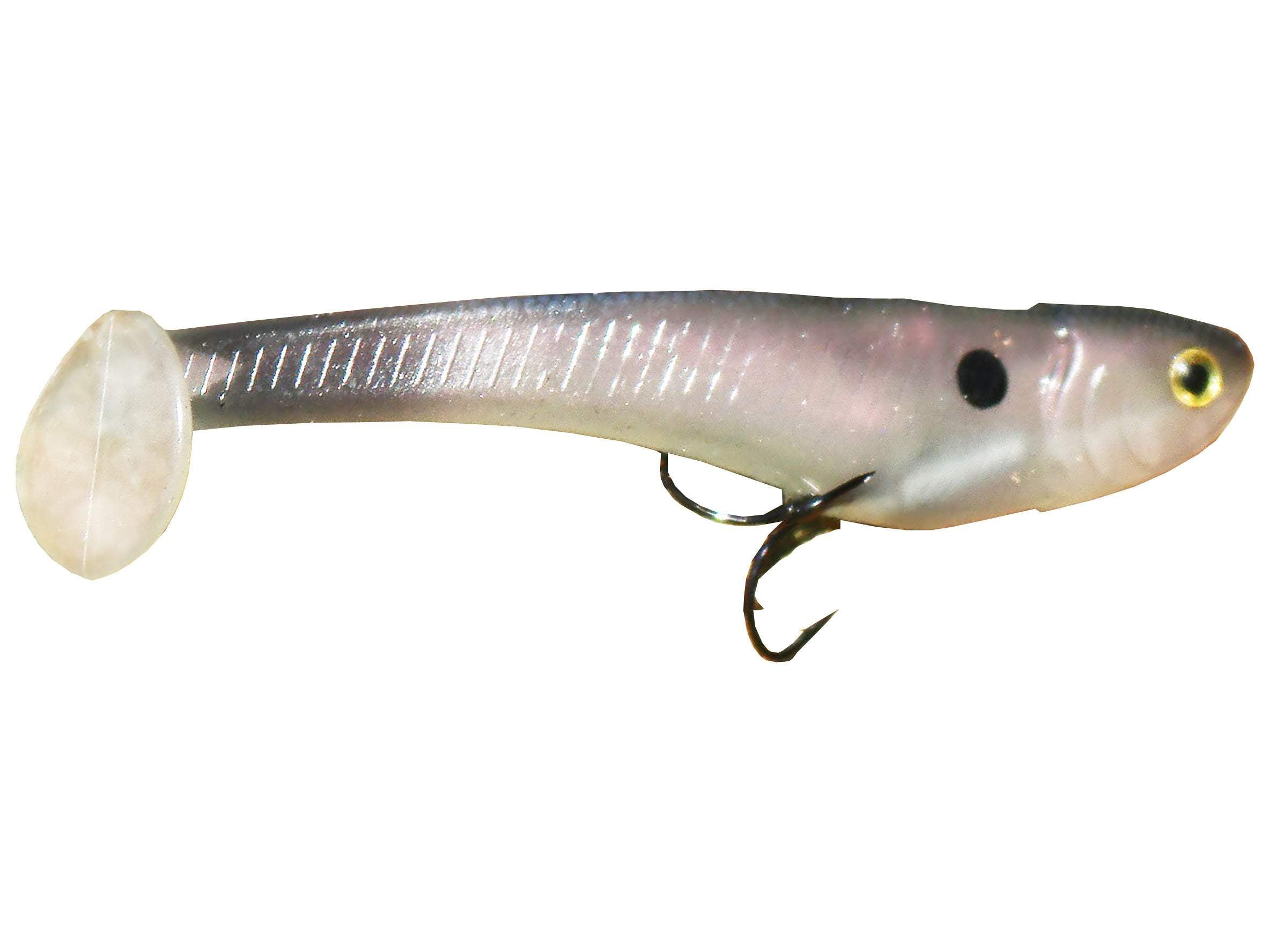 Big Bite Baits B5LT06 5" B5 Line Thru Swimbait Pearly Shad Walmart