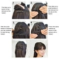 thumbnail image 3 of Pinzas y Diademas Dobles para Cabello Unisex, Clip de Resina ABS para Peinados y Flequillo, Color Negro, Diseño Elegante y Fácil de Usar, Ideal para Regalos., 3 of 6
