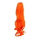 thumbnail image 1 of Karlery Clip rizado en garra gruesa con cordón de cola de caballo, extensión de pelo multicolor (naranja), 1 of 5
