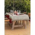 thumbnail image 2 of Outdoor Tablecloth with Umbrella Hole and Zipper, Red Plaid Christmas Rectangle Table Cloth 52x70 Inch Waterproof Tablecloth, Truck Xmas Tree Vintage Winter Picnic Table Cover for Patio Camping, 2 of 7