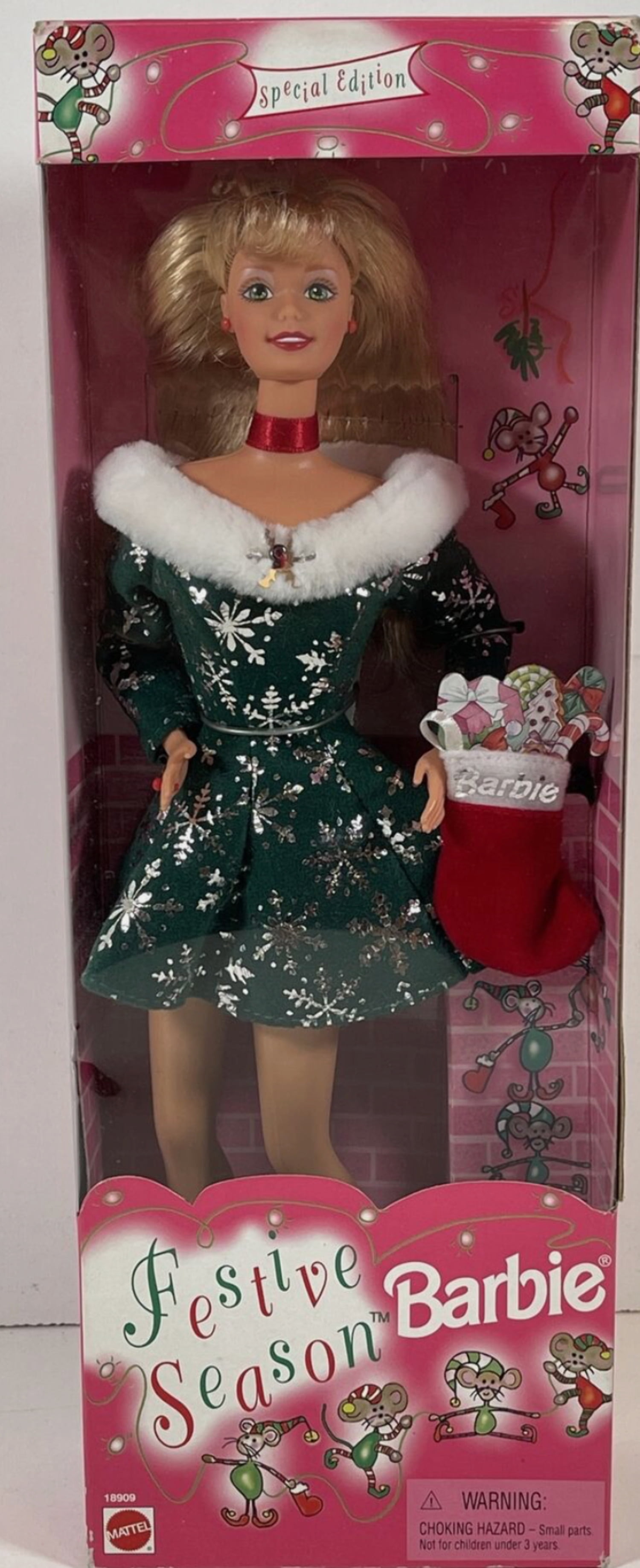 Winter Renaissance Barbie Doll Evening Elegance Series 1996