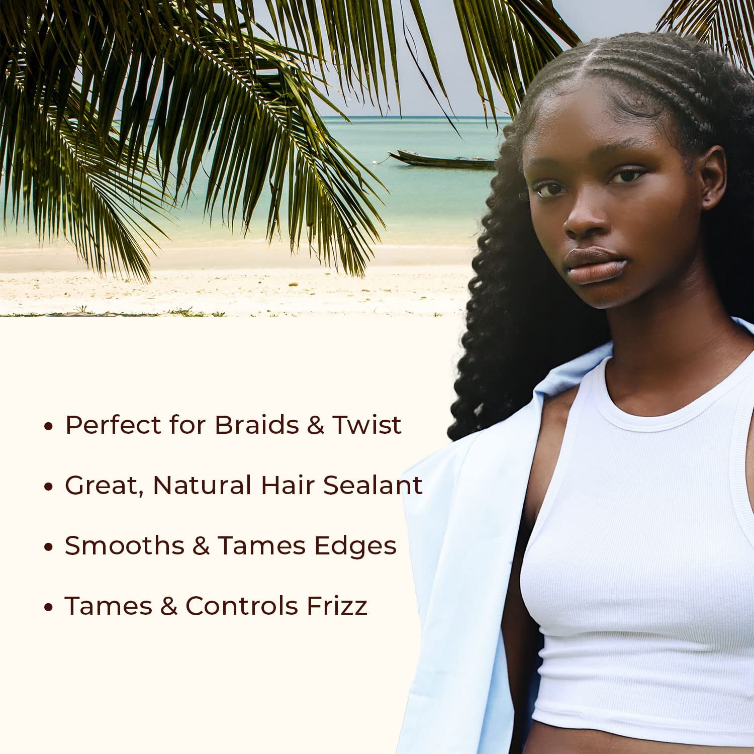 Sunny Isle Black Castor Oil Pure Butter Original - Natural - 8 oz