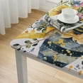 thumbnail image 4 of nygtbtfer Summer Bee Round Tablecloth, Fitted Table Cover with Elastic for  Tables, Spring Floral Botanical Watercolor Table Cloth Outdoor Indoor Dinning Party  Tablecloths, 4 of 7