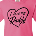 thumbnail image 4 of Inktastic I Love My Daddy in Black Chalk Heart Youth T-Shirt, 4 of 5