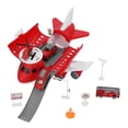 thumbnail image 4 of Juguetes De Coche, Regalo Perfecto, Juego De Juguete De Avión, Mano De Obra Duradera Con 4 Carritos Y Accesorios Para Niños Y Niñas ANGGREK No, 4 of 7
