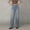 Light Blue plus size wide leg jeans a1, variant on Cagogo Women Plus Size Wide Leg High Waisted Flowy Jeans with Pockets Denim Casual Streetwear Long Pants Party Trousers, Light Blue 2XL