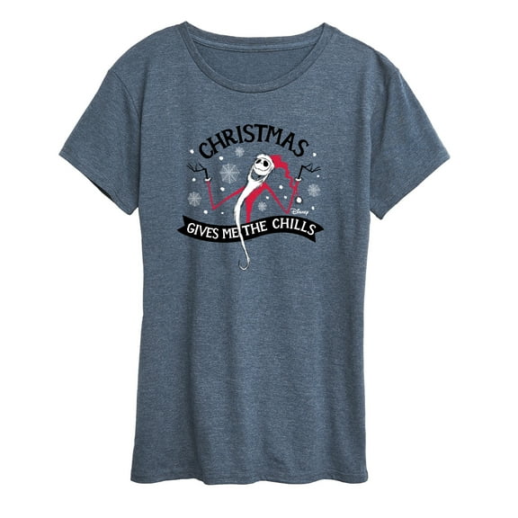 The Nightmare Before Christmas - Christmas Chills - Women's Short Sleeve Graphic T-Shirt