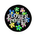 thumbnail image 1 of Daisy Flower Power Patch 60s Hippie Peace Badge Embroidered Iron On Applique, 1 of 3