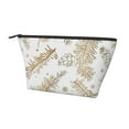 thumbnail image 2 of ZNDUO Travel Makeup Bag for Women Golden Pine Branch Texture Toiletry Bag, Multifunctional Storage Bag Cosmetic Bag Make Up Organizer, 2 of 7