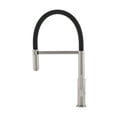 thumbnail image 3 of Troyes Single Handle, Pull-Down Kitchen Faucet in Brushed Nickel, 3 of 11