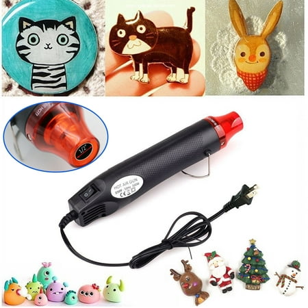 Portable Heat Gun for Hot Air Wrapping Shrinking Tubing Embossing Craft, 230V (Best Embossing Heat Tool)