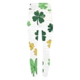 thumbnail image 4 of lcziwo St Patrick's Day Leggings for Women Fashion Shamrock Print High Waist Yoga Pants Slim Fit Stretchy Workout Tights Holiday Bottom Trousers Multicolor XXL, 4 of 7