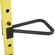 Everyday Essentials 1000-Pound Capacity Multi-Function Adjustable Power Cage with J-Hooks, Dip Bars and Other Optional Attachments