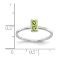 thumbnail image 2 of Real 14kt White Gold Peridot Ring Size: 7; for Adults and Teens; for Women and Men, 2 of 2