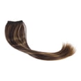 thumbnail image 1 of 16 40.5cm Dark Brown Invisible Hair Extensions Long Straight Synthetic Hair Adjustable Headband Hairpieces No Clip, 1 of 7