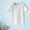 White, variant on Dyfzdhu Toddler Girl Solid Color T-shirt Knitted Striped Round Neck Short Sleeve 1-7Y