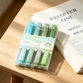thumbnail image 5 of Highlighter Pen, Soft Pastel Ink, No-Bleed, Slim Barrel, for Journaling, Note Taking, Bible Study, Planner - Muted Color, 5 of 6