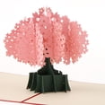 thumbnail image 3 of 1 Pieza Tarjetas de Felicitación 3D con Envuele Artesanía Adornos para Atractiva Elegante Sakura, 3 of 9