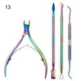 thumbnail image 2 of Anvazise 1 Set Professional Cuticle Trimmer Remover Pusher Scissors Stainless Steel Cuticle Nipper Cutter Clipper Pedicure Manicure Tools, 2 of 13