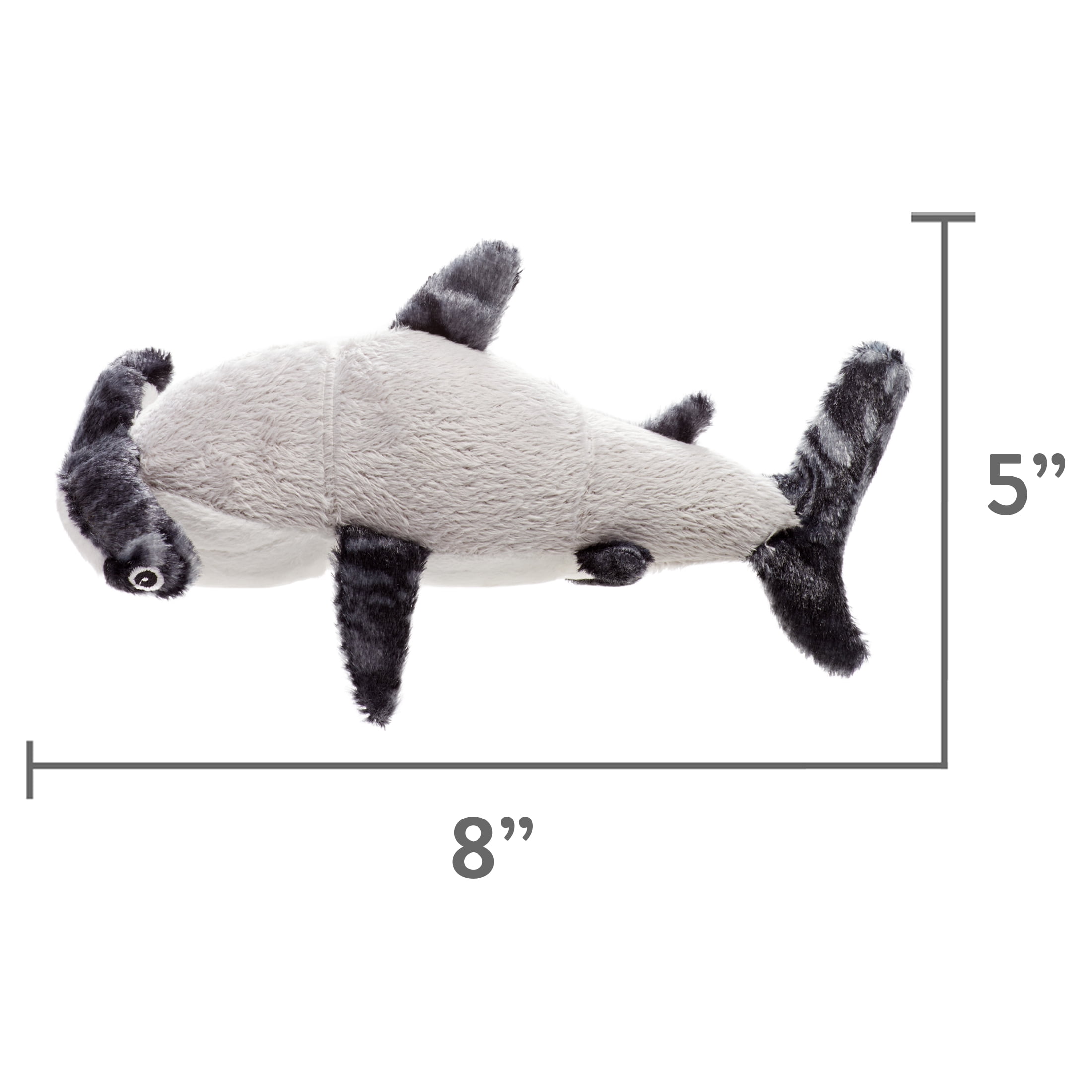 Mighty Junior Ocean Hammerhead Soft Plush Dog Toy
