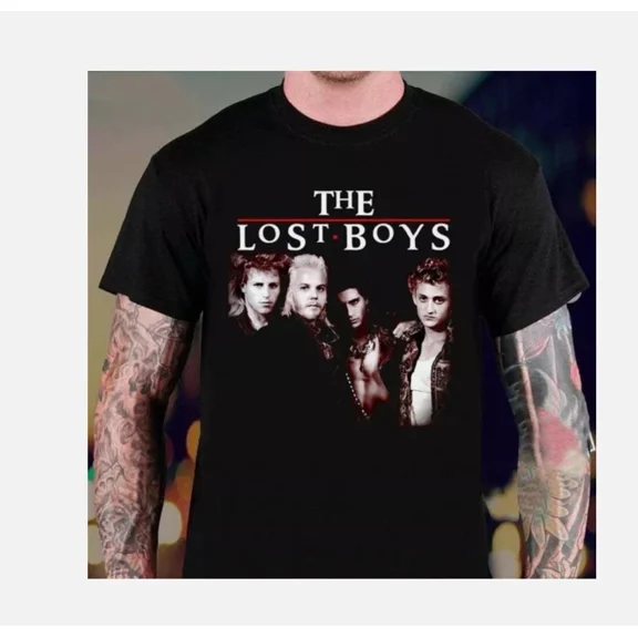 VINTAGE The Lost Boys Movie T-Shirt Unisex Cotton Tee Funny Gift Tshirt new new