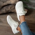 thumbnail image 6 of Casual Flat Shoes for Wide Toe Soft Insoles Comfortable Everyday Sneakers All Day Wear Women's Breathable -On Walking Footwear, 6 of 8