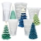 thumbnail image 2 of Molde de silicona para velas de árbol de Navidad con geometría 3D, molde de resina de pino para jabón, molde de yeso, kit para hacer chocolate de cedro, decoración navideña, regalo DIY, 2 of 5