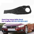 thumbnail image 2 of Front Fog Lamp Bezel Griill Cover for 4 Series F32 F33 F36 2013-2017 Fog Light Close Grille, 2 of 5