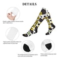 thumbnail image 5 of Rateoe Sunflowers Country Compression Socks for Women and Men 20-30mmHg-Circulation Support Socks Knee High Nurse Pregnant Running Medical and Travel Athletic, 5 of 7