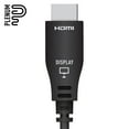 thumbnail image 3 of Key Digital 33FT (10M) 8K/48G Plenum Hybrid Fiber Optic Ultra High Speed HDMI Cable KD-AOCH33P, Black, 3 of 3