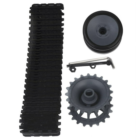 SNT109 Go Kart Karting ATV UTV Pista de Nieve EléCtrica Quitanieves Pistas de Goma Accesorios para Coches de Juguete