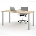 thumbnail image 1 of Table Bestar de 30 x 60 po avec pattes de métal carrées, 1 of 2